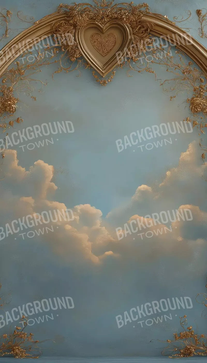 Archway Over Sky Painting 8’X14’ Ultracloth (96 X 168 Inch) Backdrop