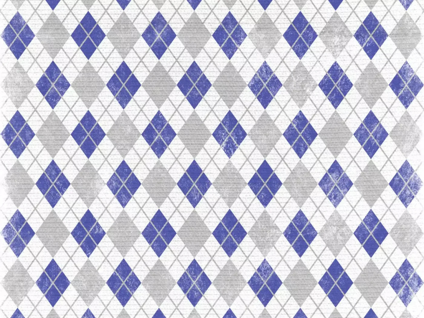Argyle Blue 10X8 Fleece ( 120 X 96 Inch ) Backdrop