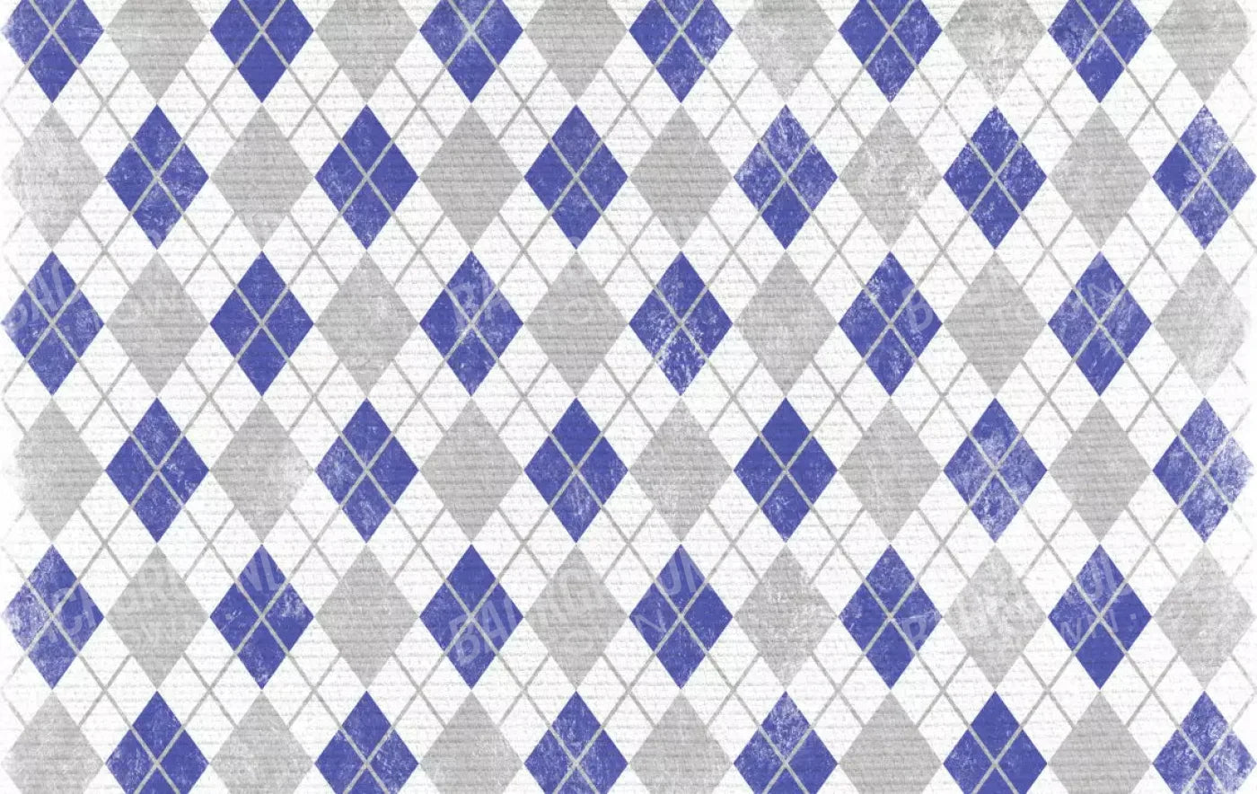 Argyle Blue 16X10 Ultracloth ( 192 X 120 Inch ) Backdrop
