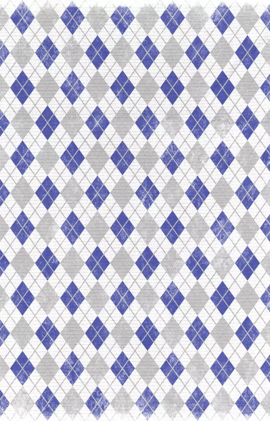 Argyle Blue 8X12 Ultracloth ( 96 X 144 Inch ) Backdrop