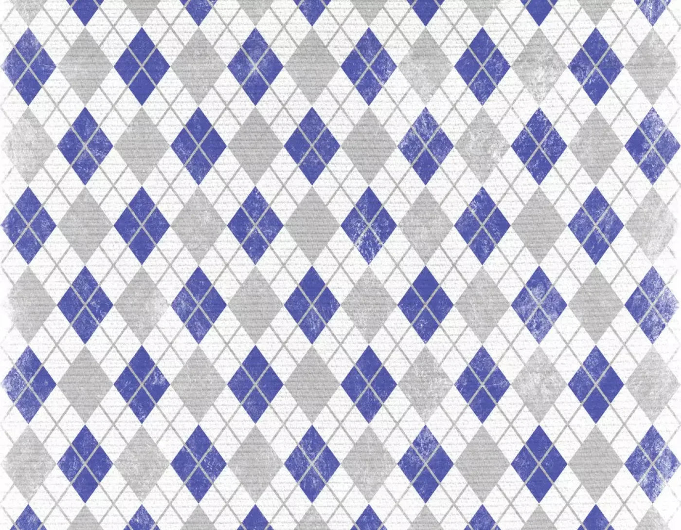 Argyle Blue 8X6 Fleece ( 96 X 72 Inch ) Backdrop