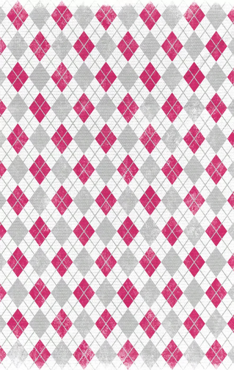 Argyle Pink 10X16 Ultracloth ( 120 X 192 Inch ) Backdrop