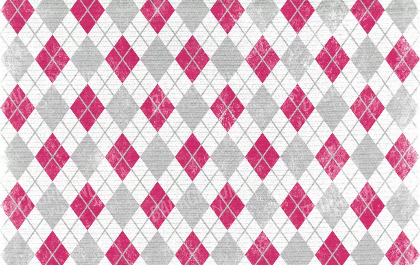 Argyle Pink 16X10 Ultracloth ( 192 X 120 Inch ) Backdrop