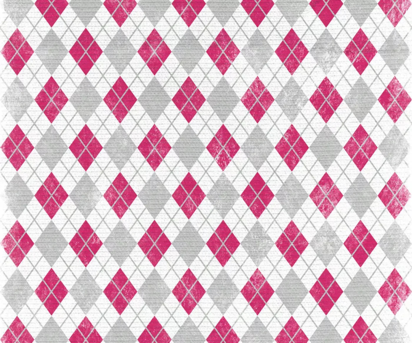 Argyle Pink 5X42 Fleece ( 60 X 50 Inch ) Backdrop