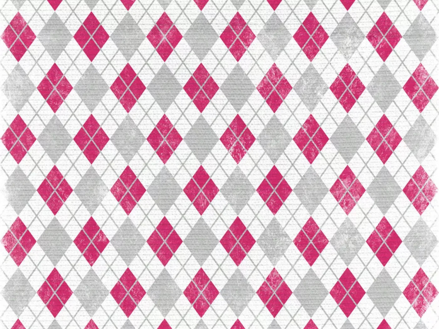 Argyle Pink 68X5 Fleece ( 80 X 60 Inch ) Backdrop