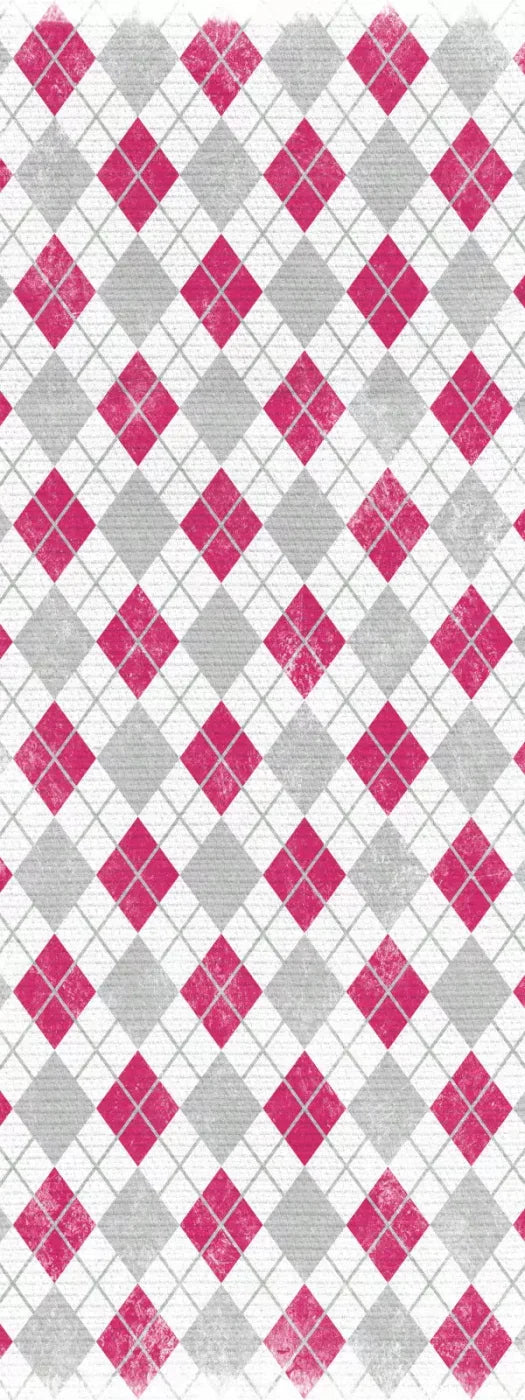 Argyle Pink 8X20 Ultracloth ( 96 X 240 Inch ) Backdrop