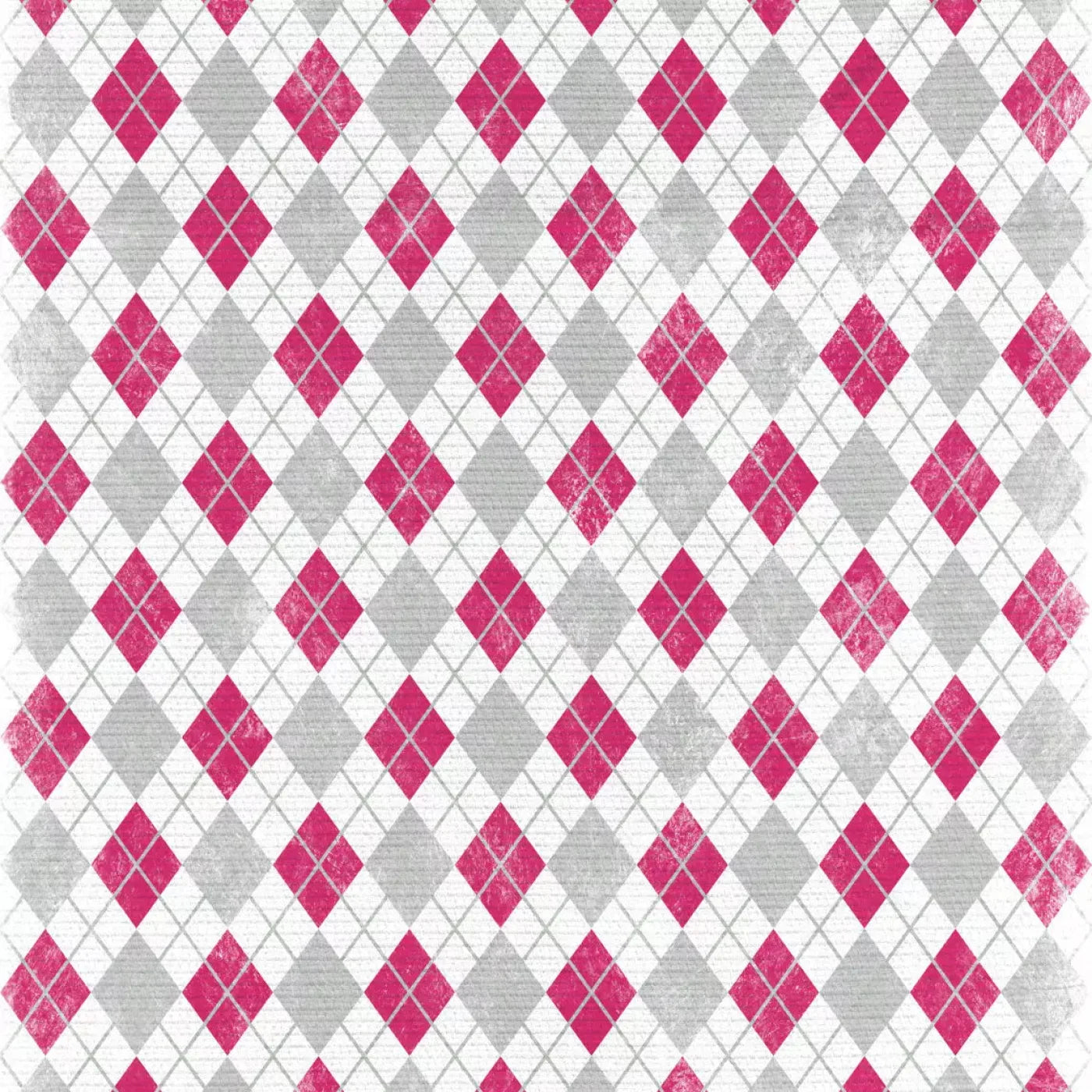 Argyle Pink 5X5 Rubbermat Floor ( 60 X Inch ) Backdrop