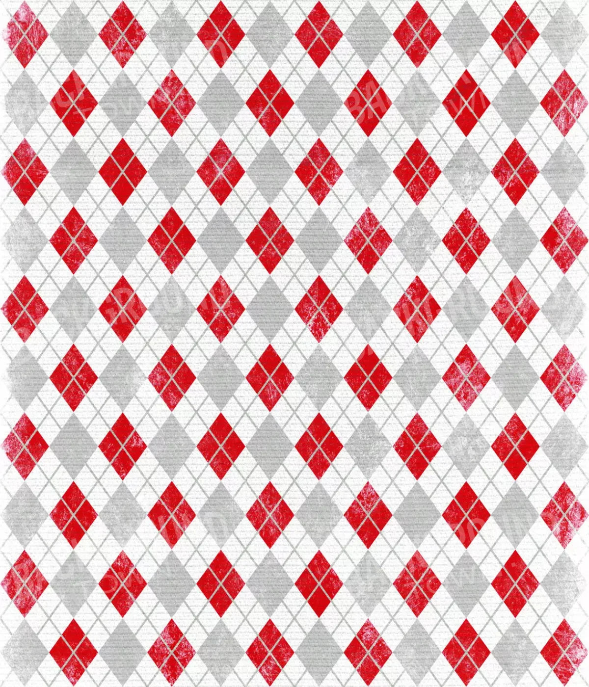 Argyle Red 10X12 Ultracloth ( 120 X 144 Inch ) Backdrop