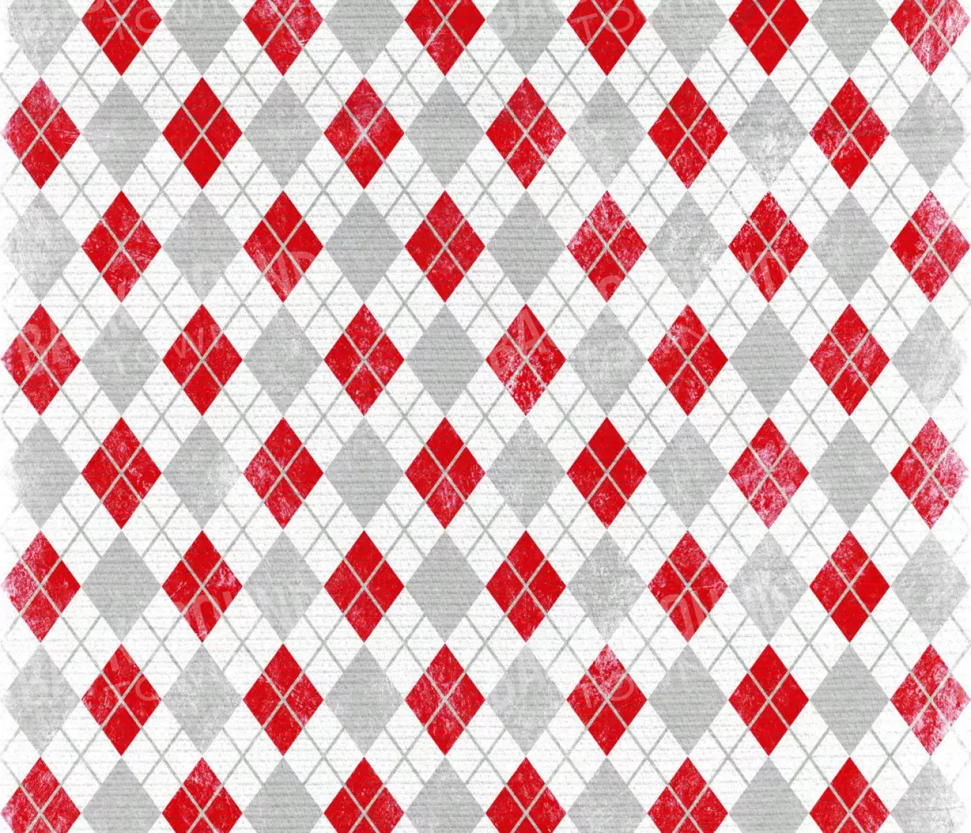 Argyle Red 12X10 Ultracloth ( 144 X 120 Inch ) Backdrop
