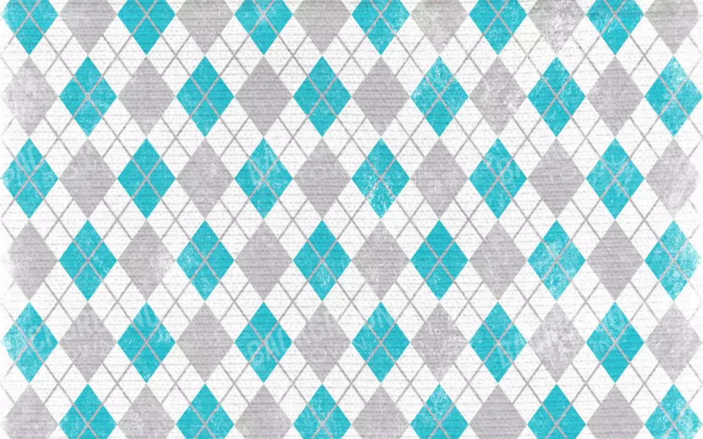 Argyle Teal 14X9 Ultracloth ( 168 X 108 Inch ) Backdrop