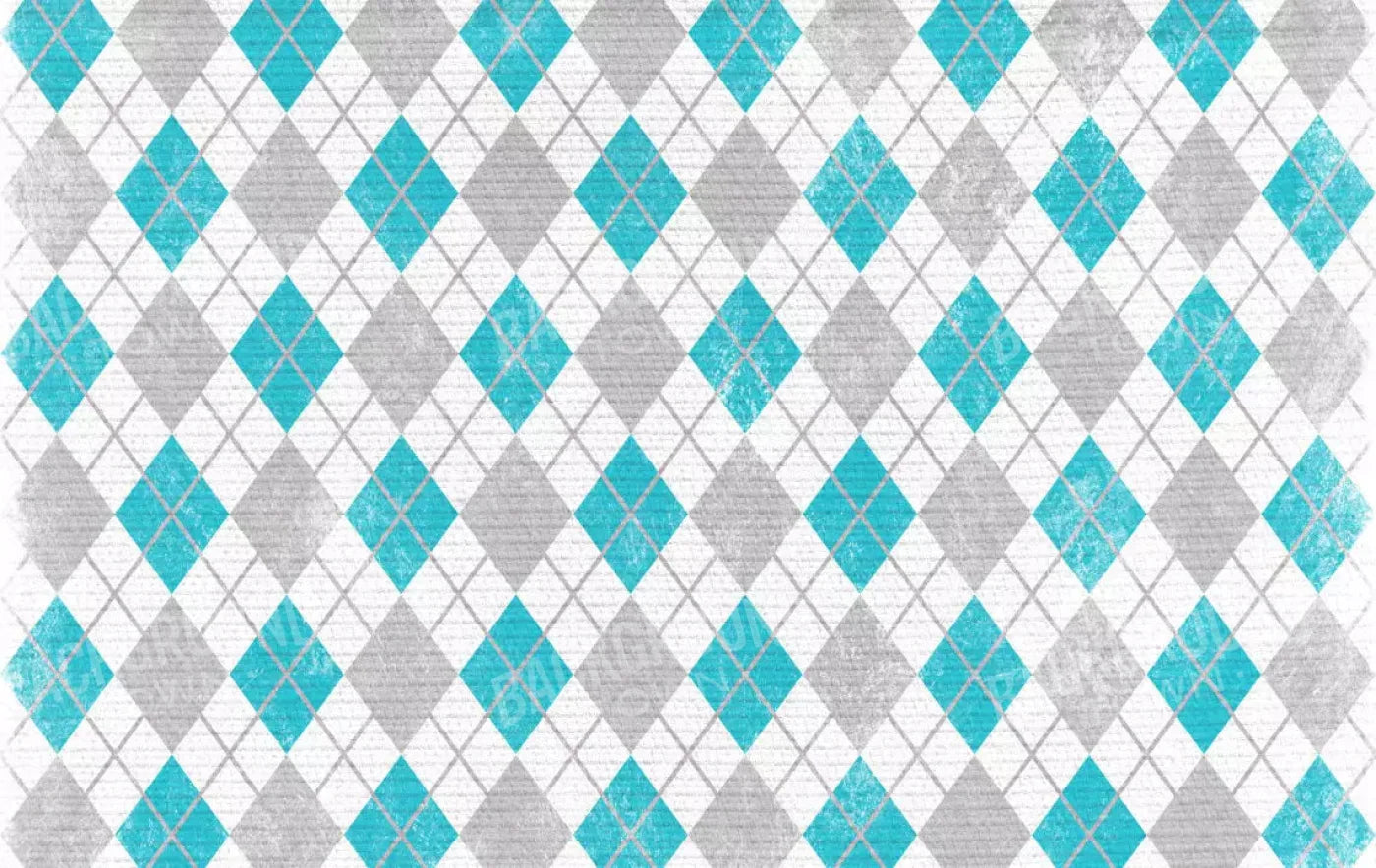 Argyle Teal 16X10 Ultracloth ( 192 X 120 Inch ) Backdrop