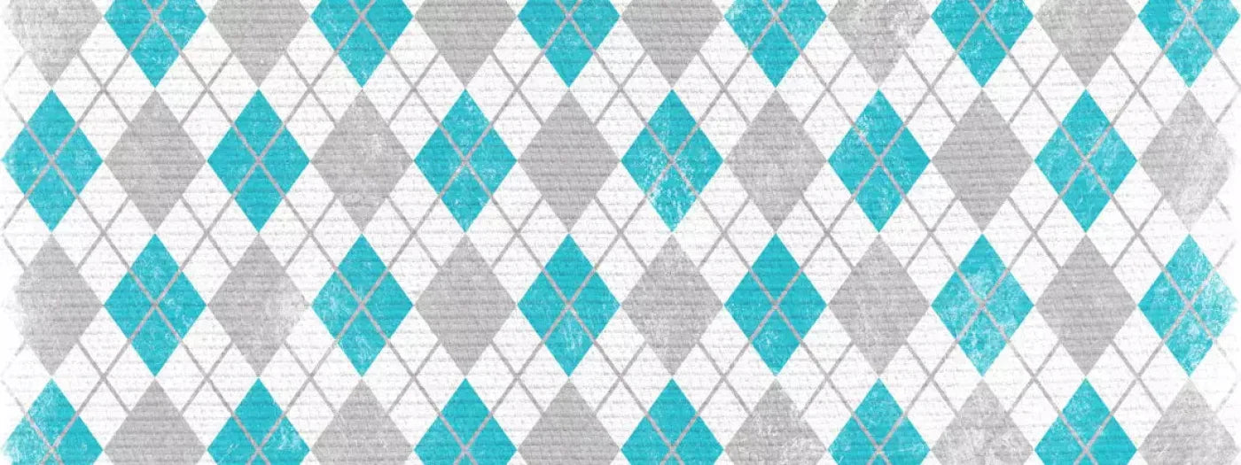 Argyle Teal 20X8 Ultracloth ( 240 X 96 Inch ) Backdrop