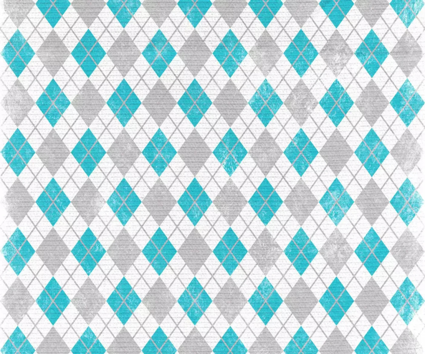 Argyle Teal 5X42 Fleece ( 60 X 50 Inch ) Backdrop