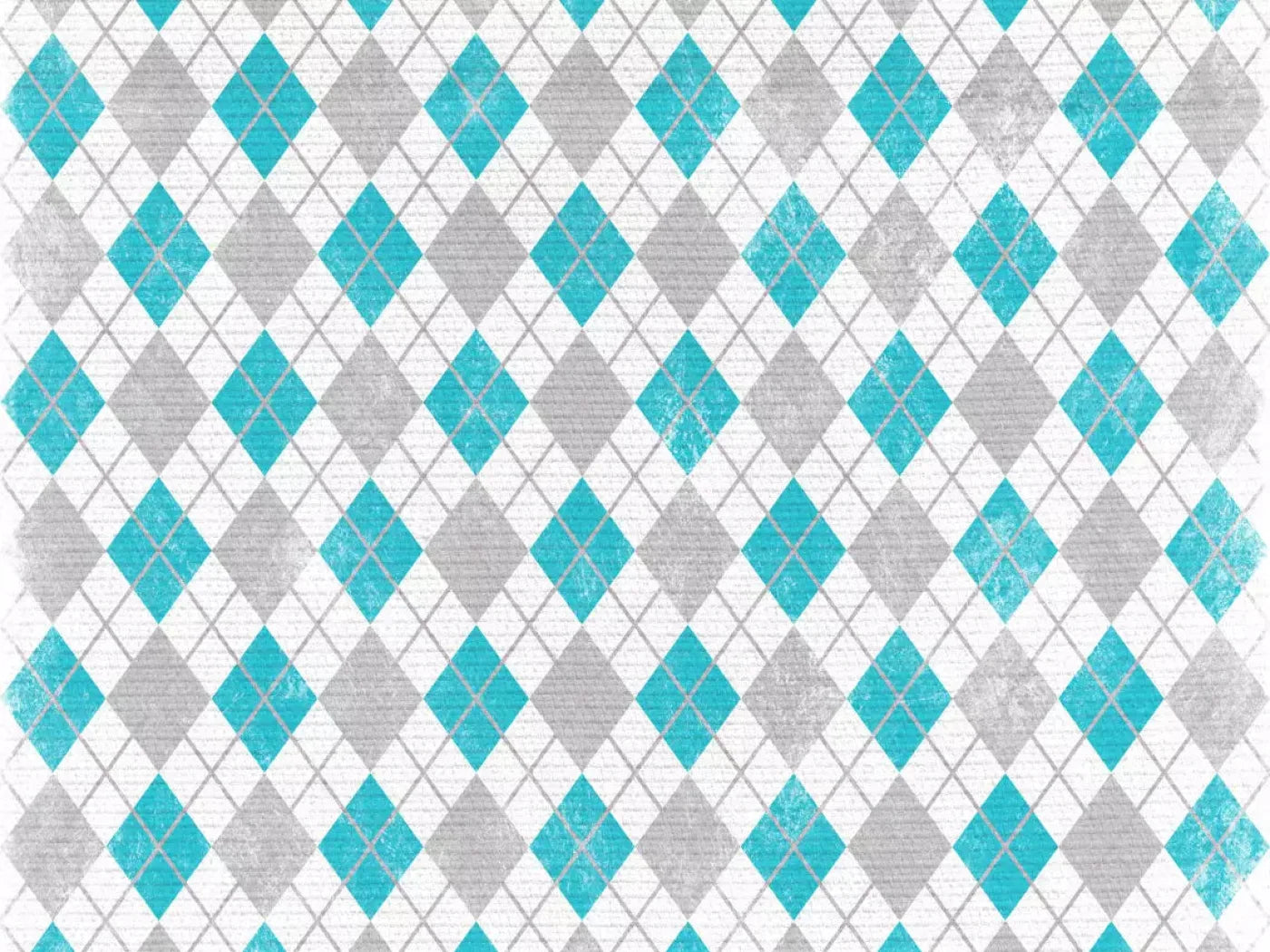 Argyle Teal 68X5 Fleece ( 80 X 60 Inch ) Backdrop