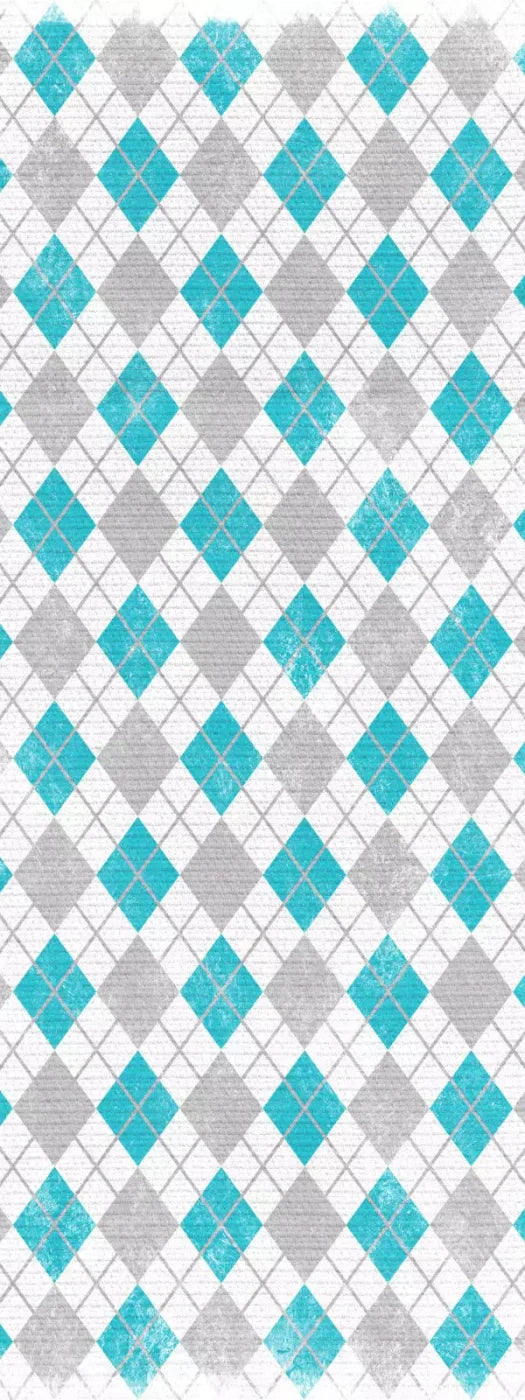 Argyle Teal 8X20 Ultracloth ( 96 X 240 Inch ) Backdrop