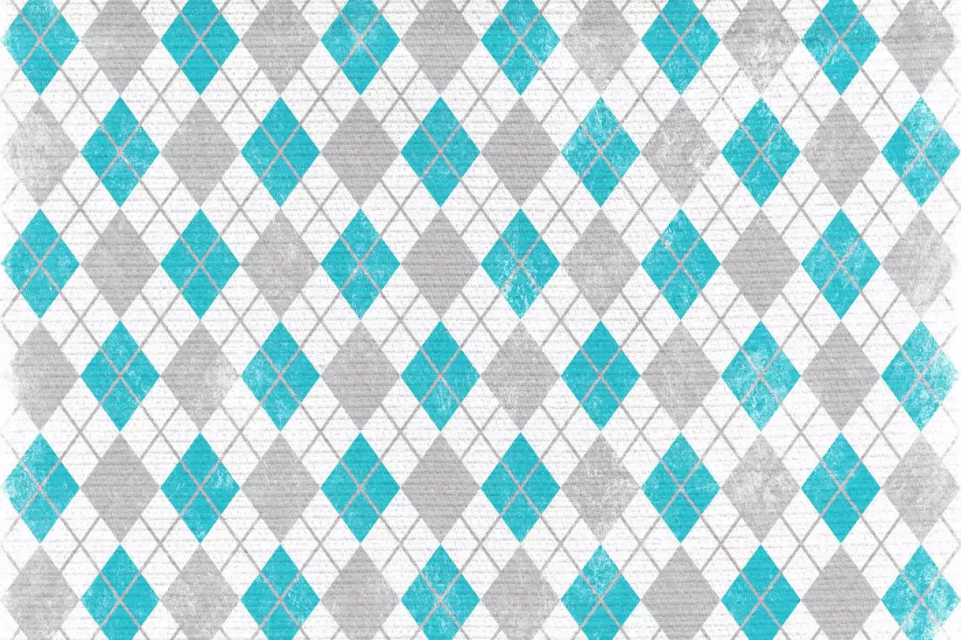 Argyle Teal 5X4 Rubbermat Floor ( 60 X 48 Inch ) Backdrop