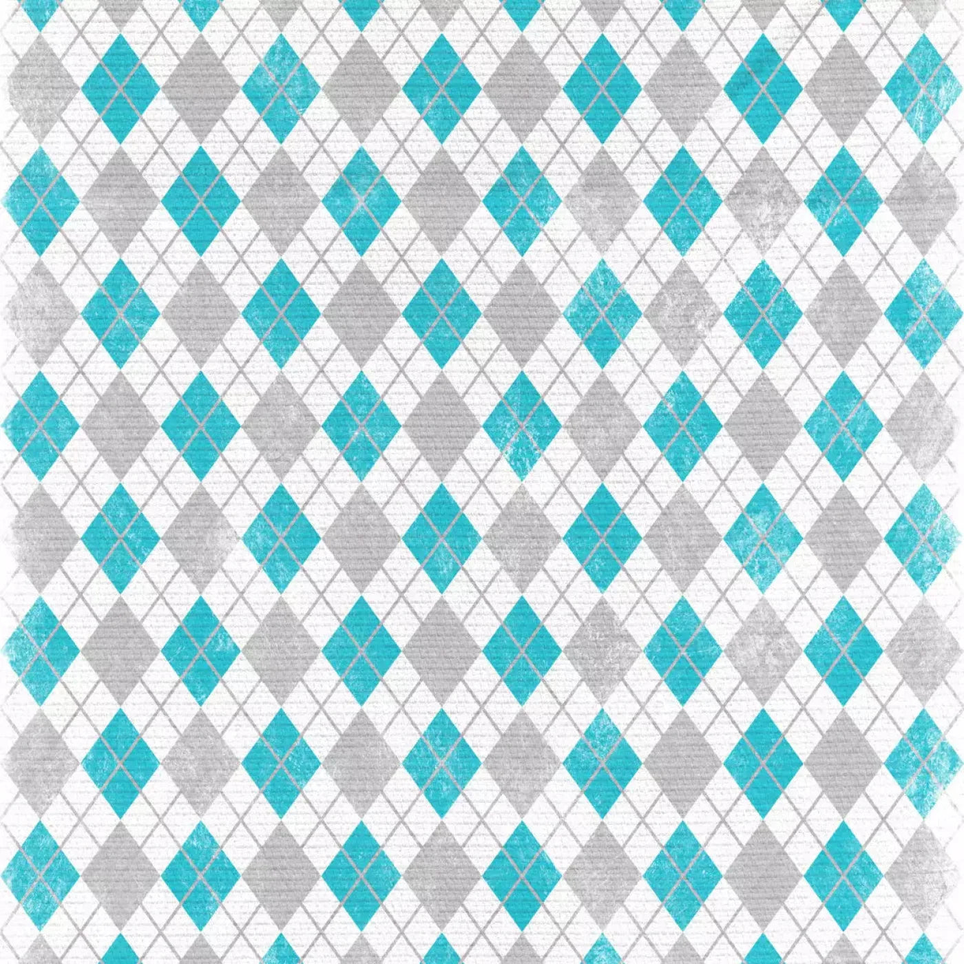 Argyle Teal 5X5 Rubbermat Floor ( 60 X Inch ) Backdrop