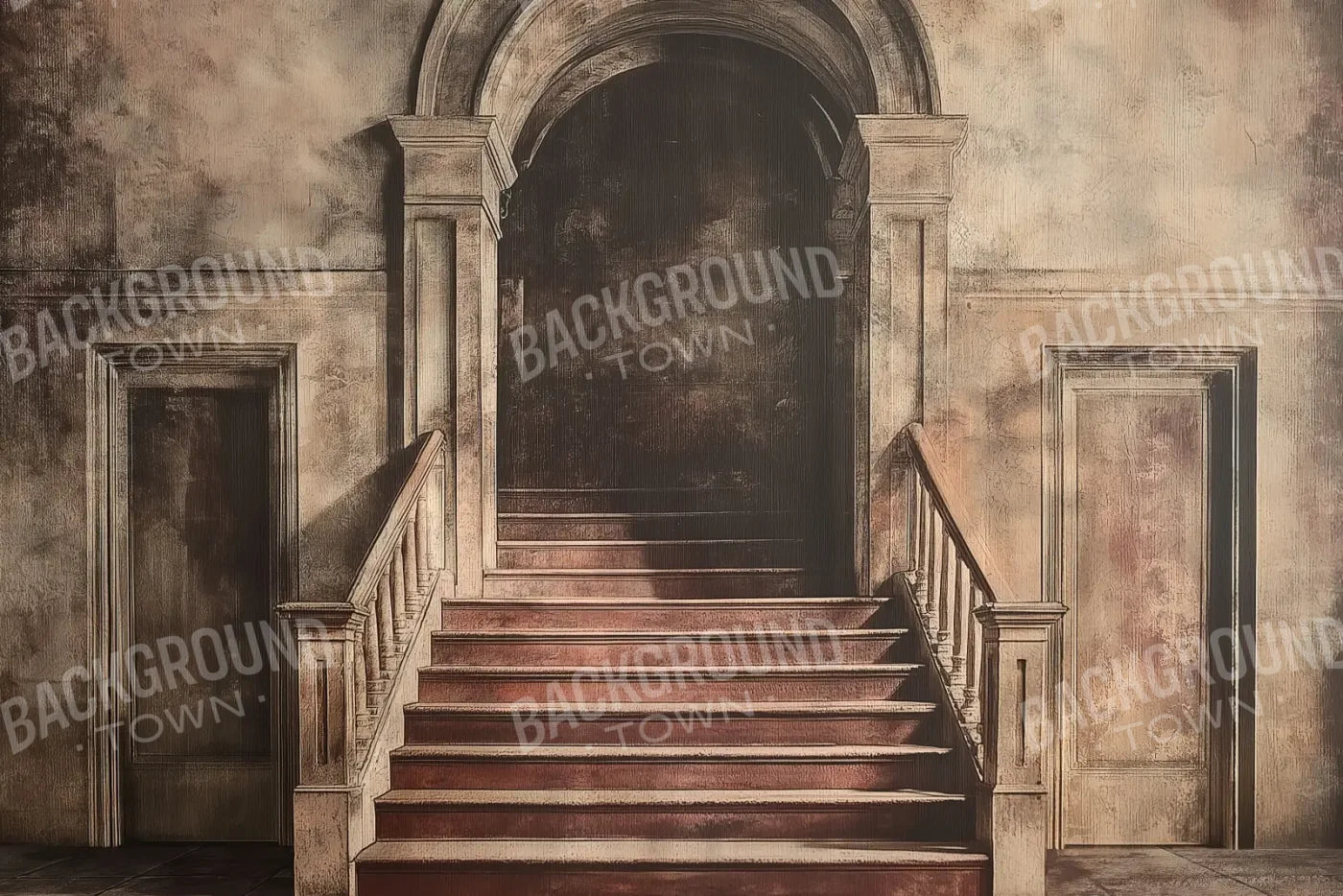 Armistice Stairway 12’x8’ UltraCloth (144 x 96 inch) Backdrop