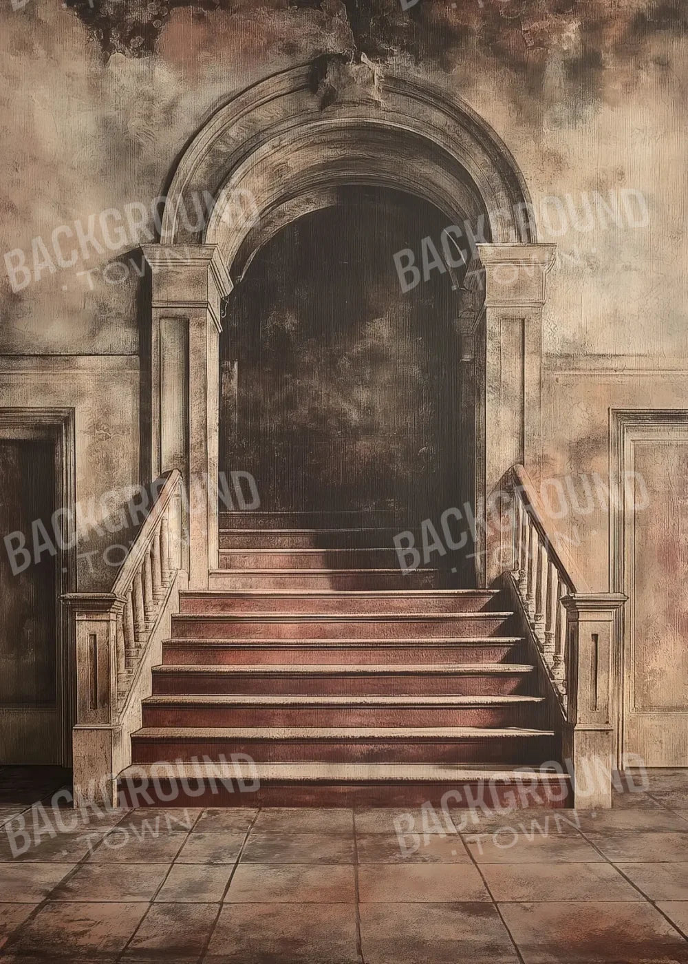 Armistice Stairway 5’x7’ UltraCloth (60 x 84 inch) Backdrop