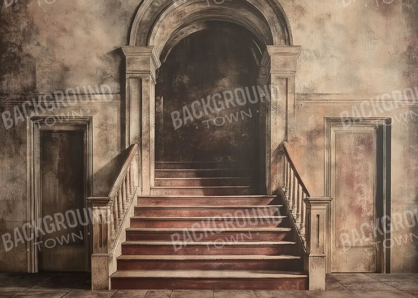 Armistice Stairway 7’x5’ UltraCloth (84 x 60 inch) Backdrop