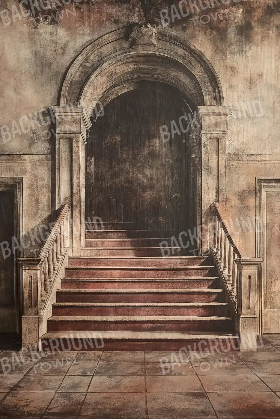 Armistice Stairway 8’x12’ UltraCloth (96 x 144 inch) Backdrop
