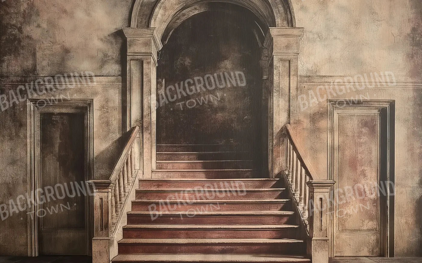 Armistice Stairway 8’x5’ UltraCloth (96 x 60 inch) Backdrop