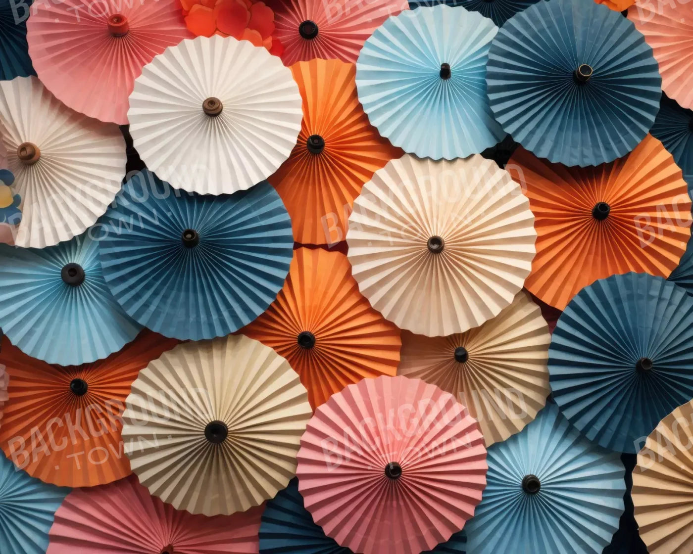AsianParaols2 10’x8’ Fleece (120 x 96 inch) Backdrop