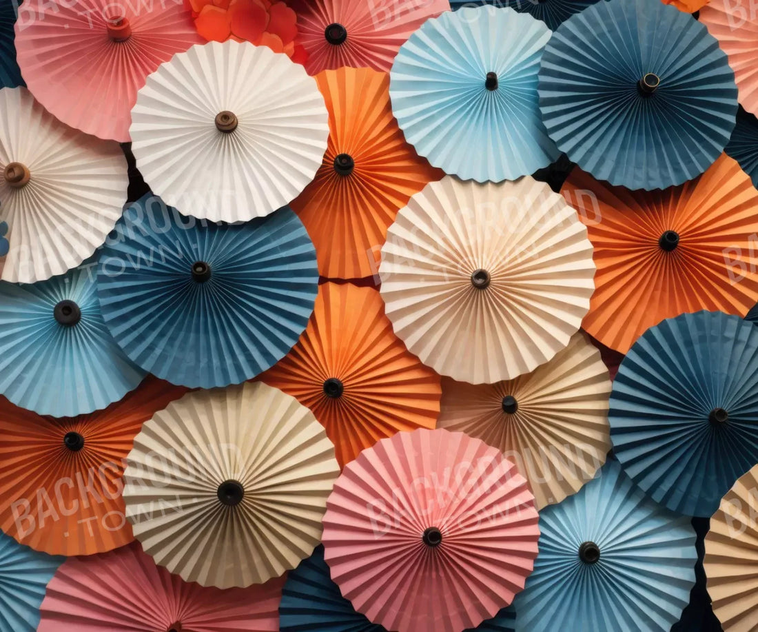 AsianParaols2 5’x4’2 Fleece (60 x 50 inch) Backdrop