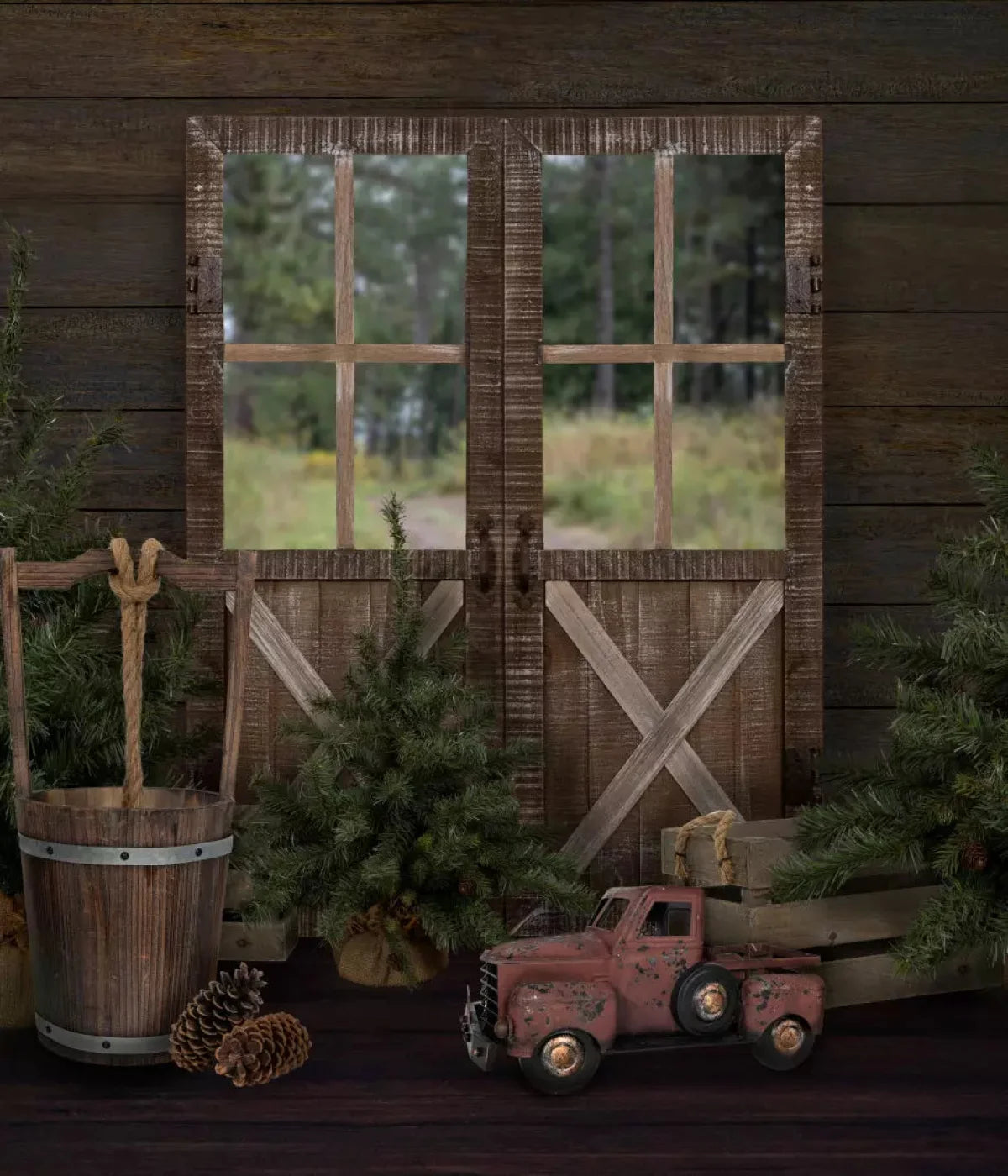 At The Cabin 10X12 Ultracloth ( 120 X 144 Inch ) Backdrop