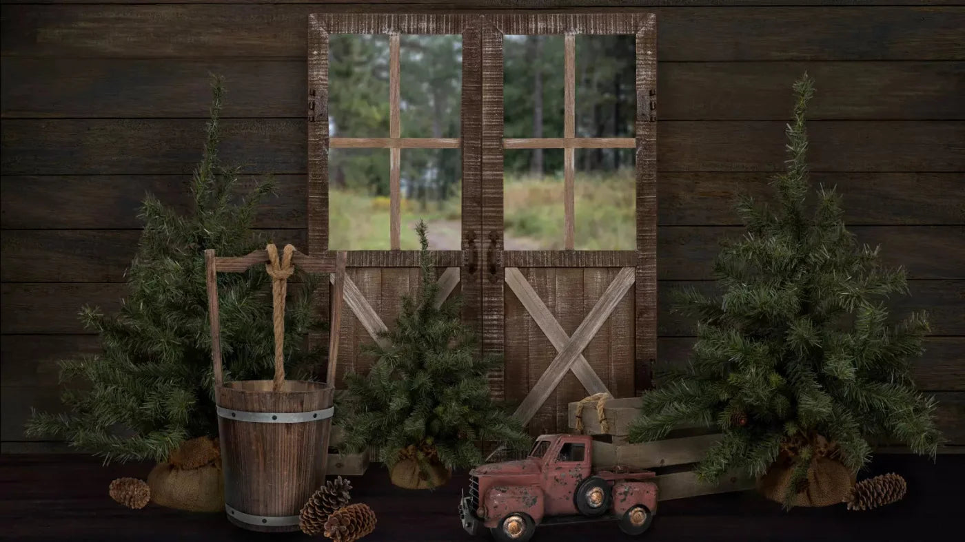 At The Cabin 14X8 Ultracloth ( 168 X 96 Inch ) Backdrop
