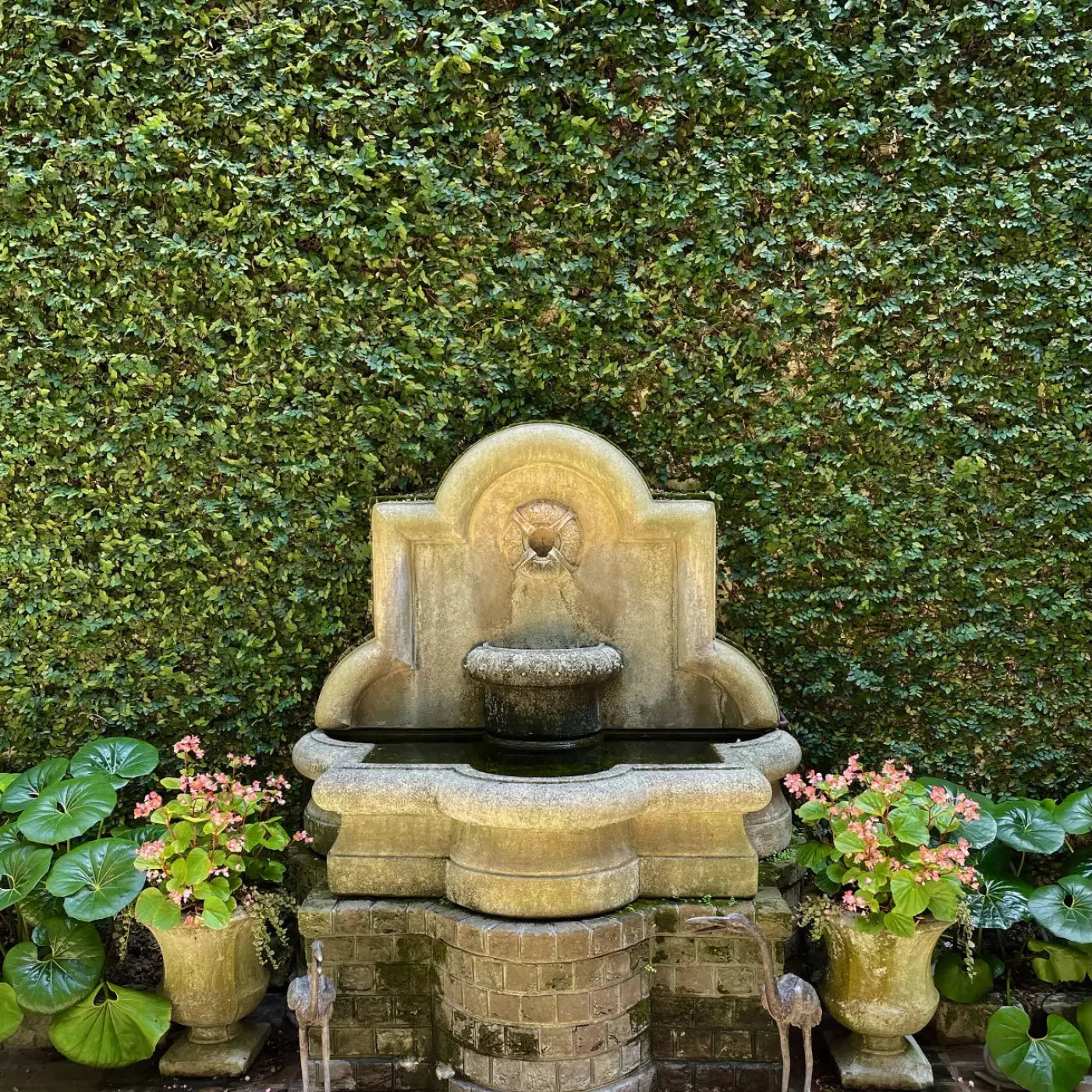 At The Fountain 10X10 Ultracloth ( 120 X Inch ) Backdrop