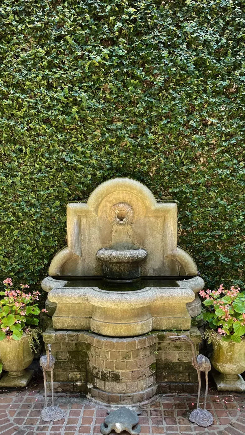 At The Fountain 8X14 Ultracloth ( 96 X 168 Inch ) Backdrop