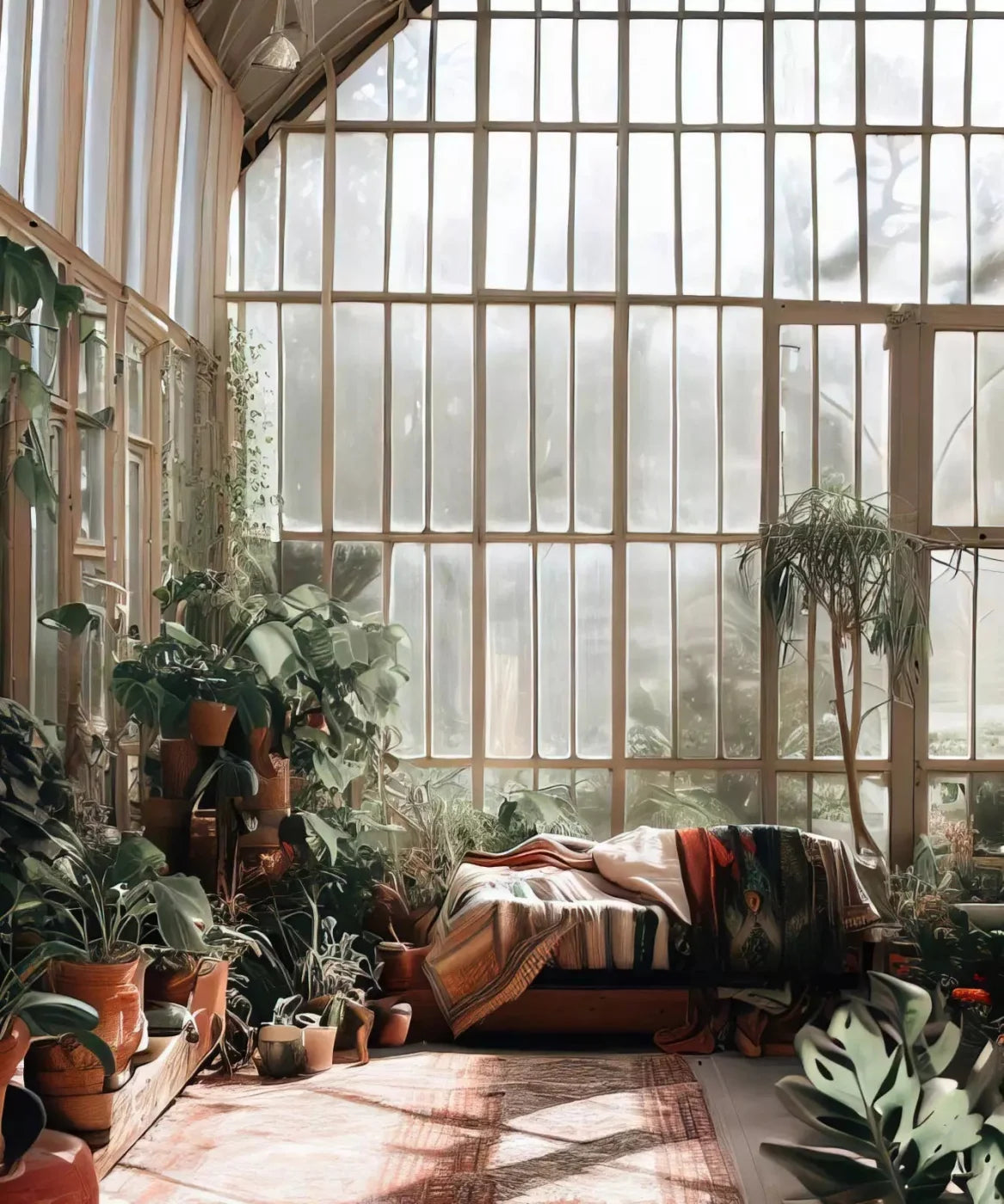 Cozy garden sunroom Backdrop for Photography