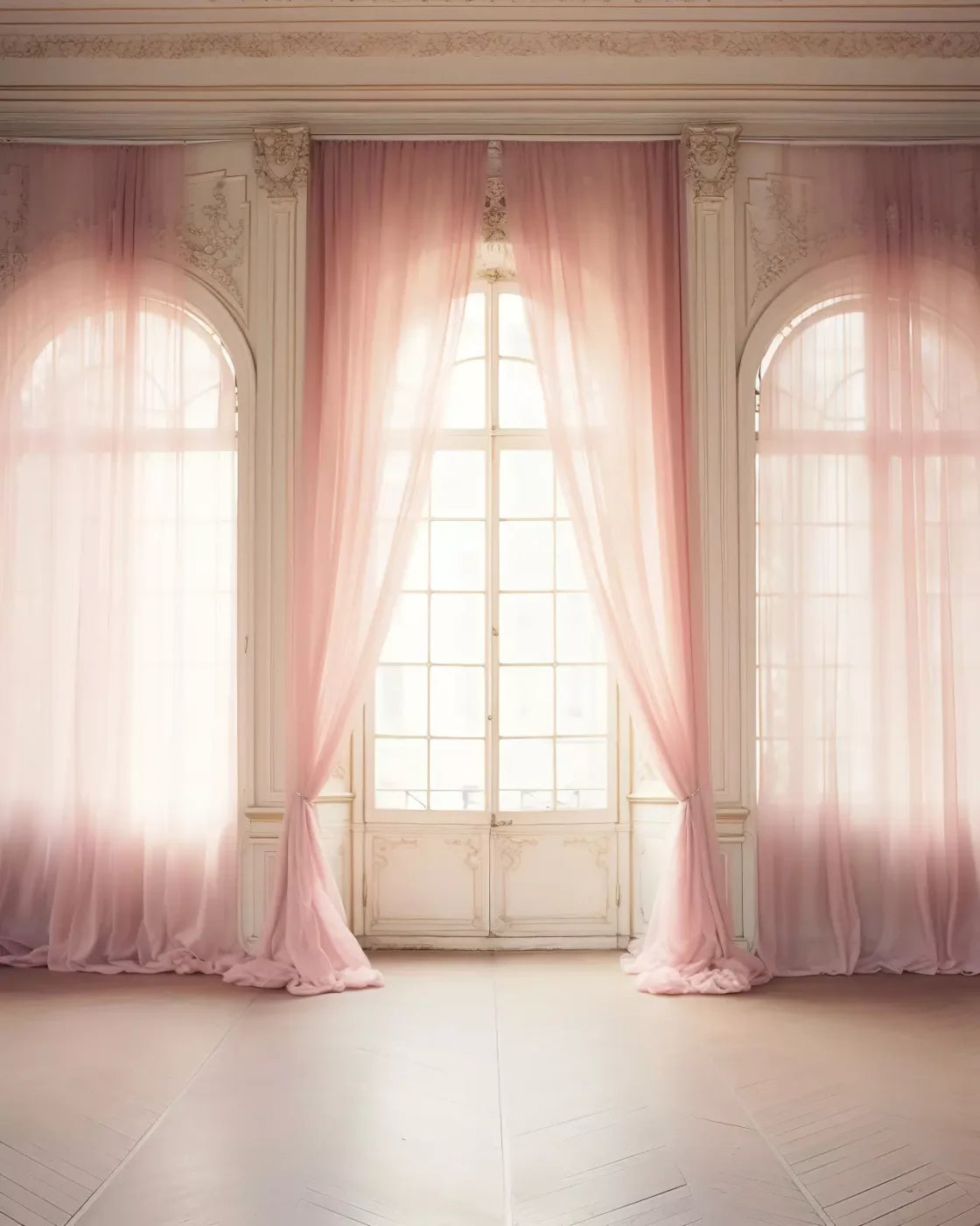Atrium Pink Ii 8’X10’ Fleece (96 X 120 Inch) Backdrop
