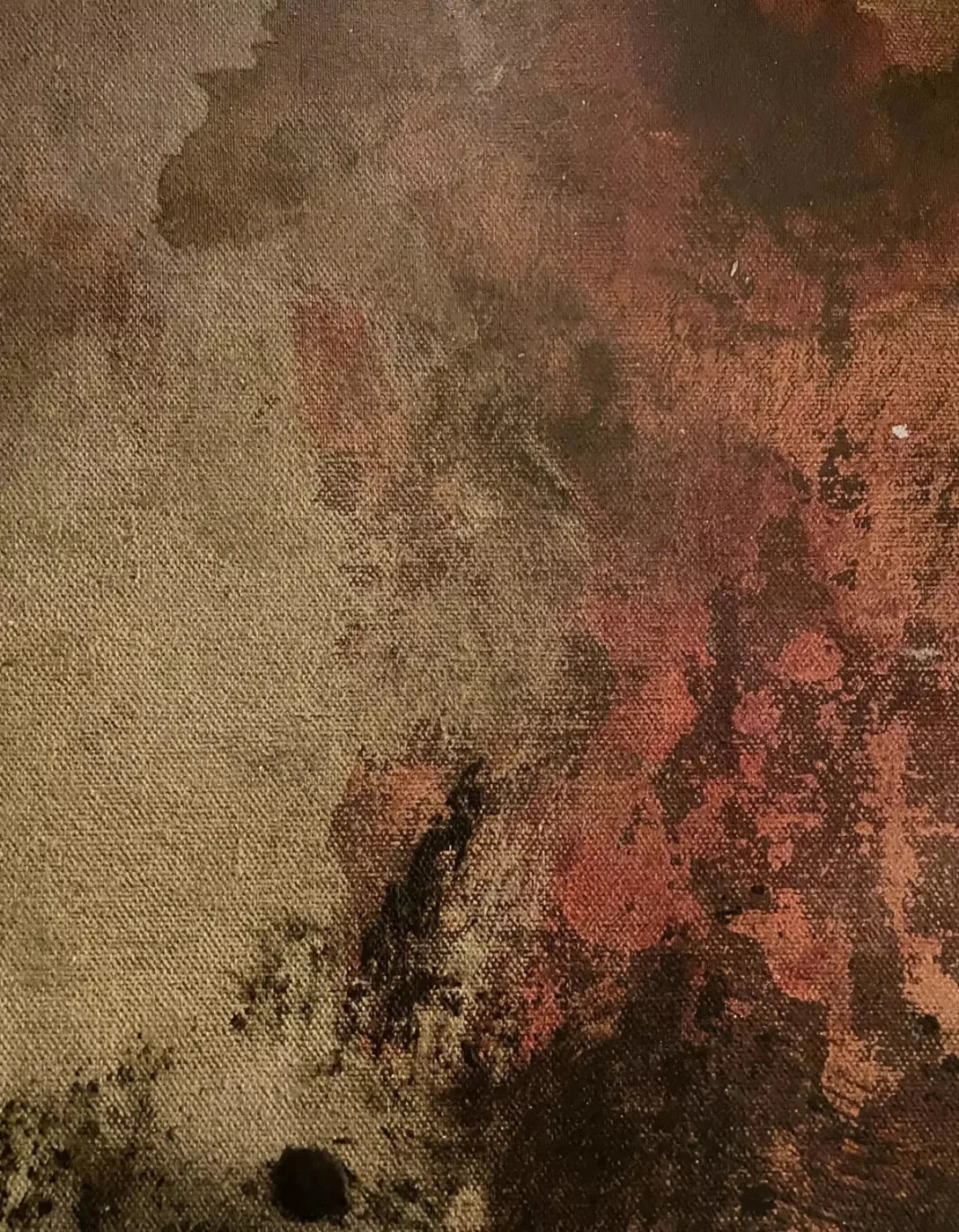 Auburn Texture 6X8 Fleece ( 72 X 96 Inch ) Backdrop