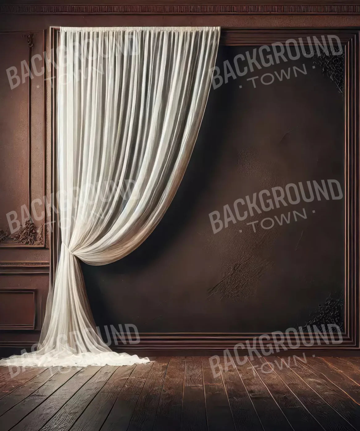 Brown White Backdrop for Photography