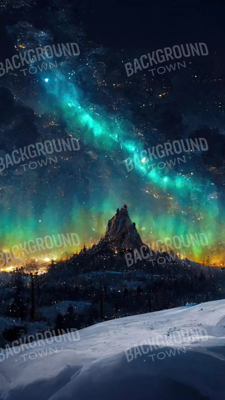 Aurora Night 8X14 Ultracloth ( 96 X 168 Inch ) Backdrop