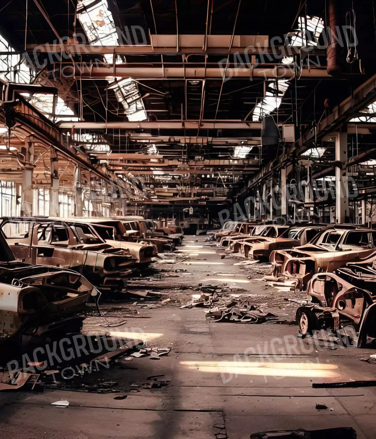 Auto Factory 10X12 Ultracloth ( 120 X 144 Inch ) Backdrop