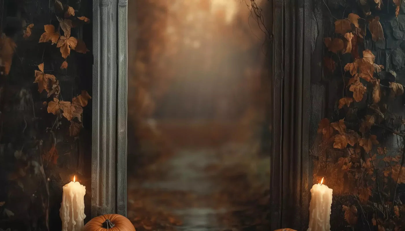 Autumn Archway 1 14’X8’ Ultracloth (168 X 96 Inch) Backdrop