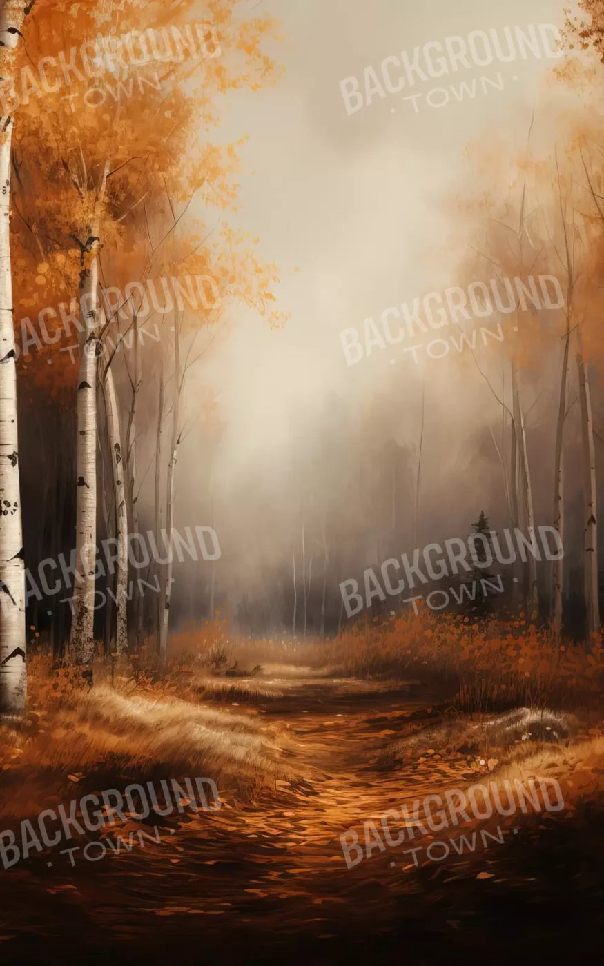 Autumn Birches Ii 5’X8’ Ultracloth (60 X 96 Inch) Backdrop