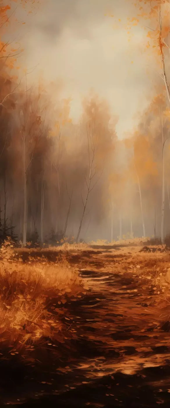 Autumn Birches 5’X12’ Ultracloth For Westcott X-Drop (60 X 144 Inch) Backdrop