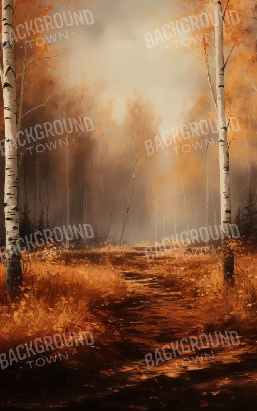 Autumn Birches 5’X8’ Ultracloth (60 X 96 Inch) Backdrop