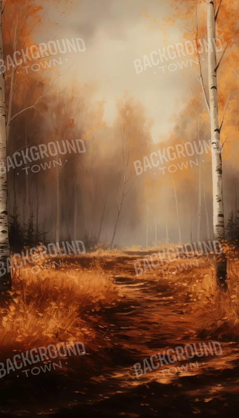Autumn Birches 8’X14’ Ultracloth (96 X 168 Inch) Backdrop