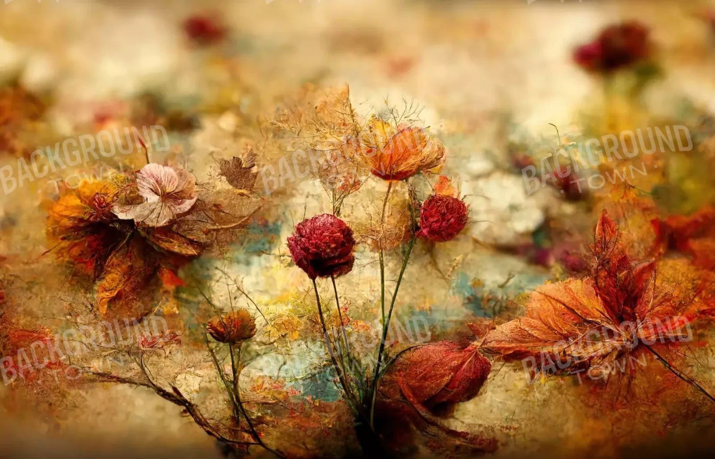 Autumn Bloom 14’X9’ Ultracloth (168 X 108 Inch) Backdrop