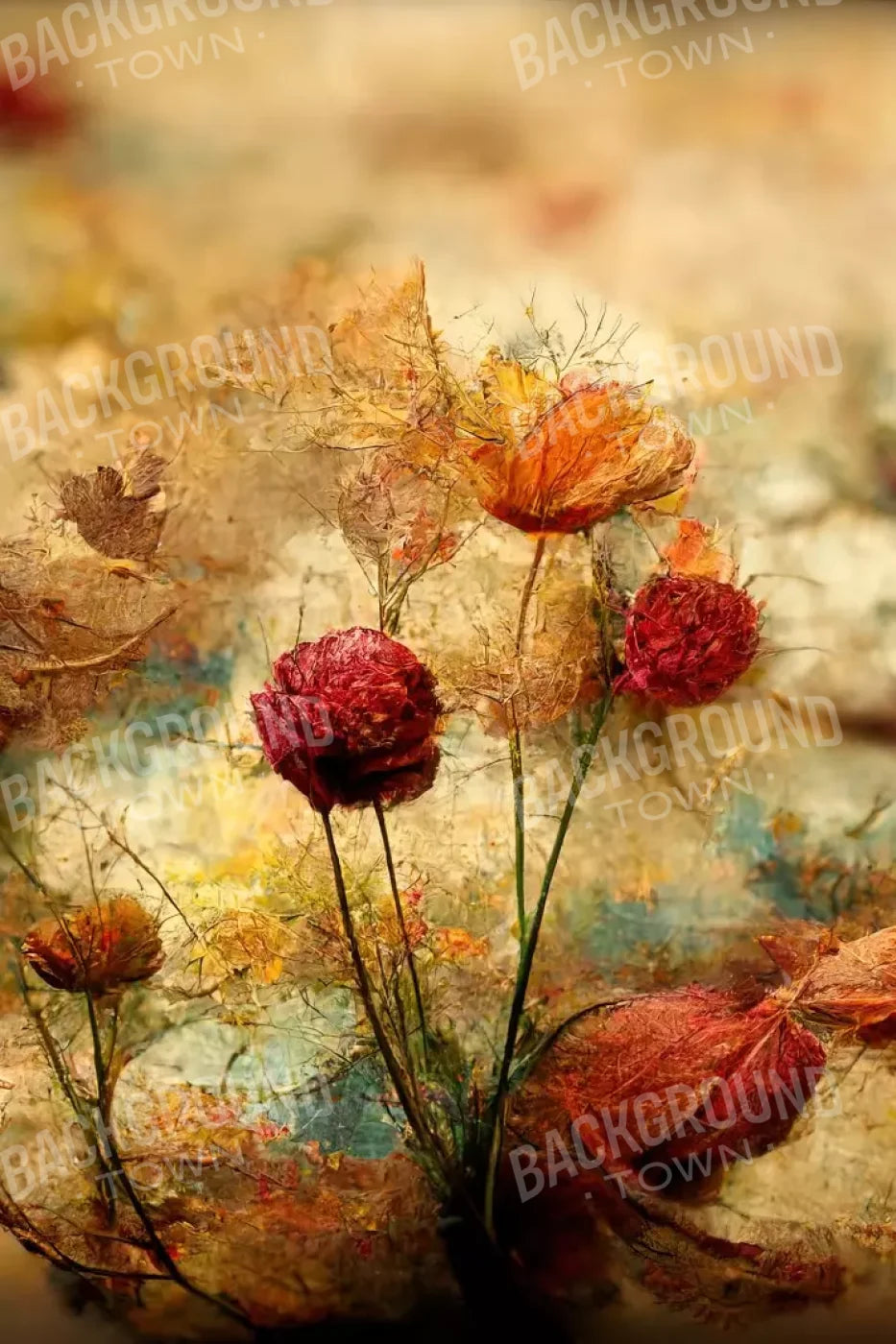 Autumn Bloom 8’X12’ Ultracloth (96 X 144 Inch) Backdrop
