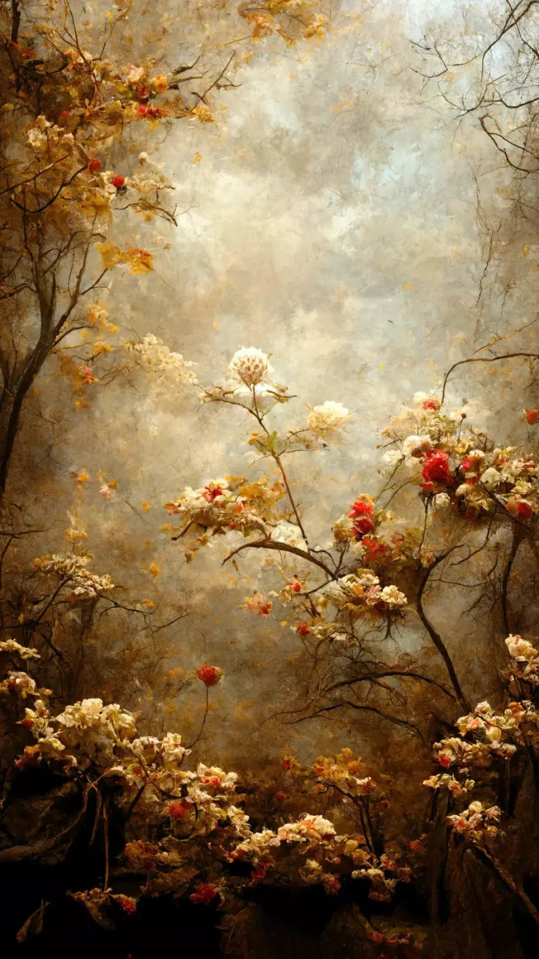 Autumn Blossom 8X14 Ultracloth ( 96 X 168 Inch ) Backdrop