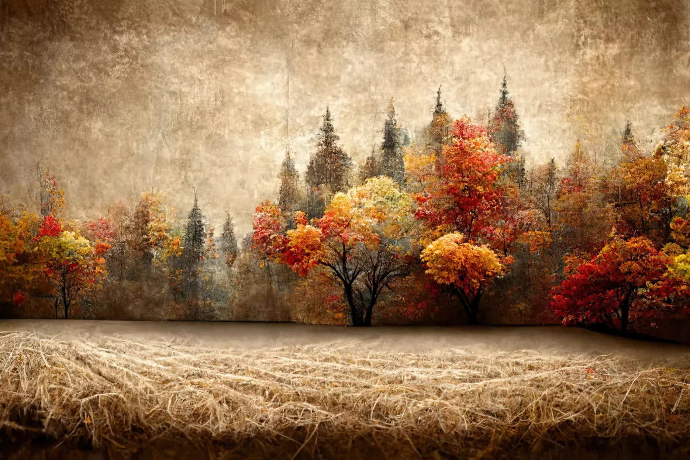 Autumn Days 8X5 Ultracloth ( 96 X 60 Inch ) Backdrop