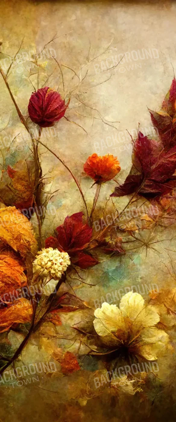 Autumn Flowers Ii 5’X12’ Ultracloth For Westcott X-Drop (60 X 144 Inch) Backdrop