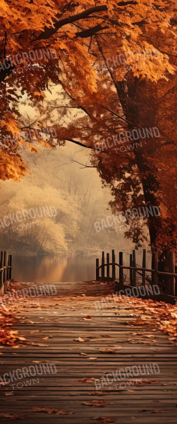 Autumn Lake Path Ii 5’X12’ Ultracloth For Westcott X-Drop (60 X 144 Inch) Backdrop