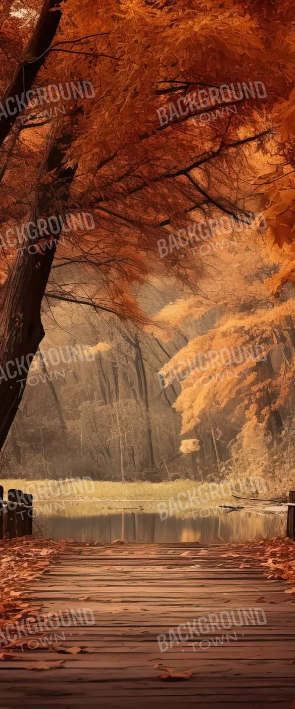 Autumn Lake Path Iii 5’X12’ Ultracloth For Westcott X-Drop (60 X 144 Inch) Backdrop
